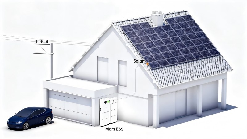家庭用エネルギー貯蔵と家庭用エネルギー システム用の屋根用ソーラー マウントを組み合わせる方法