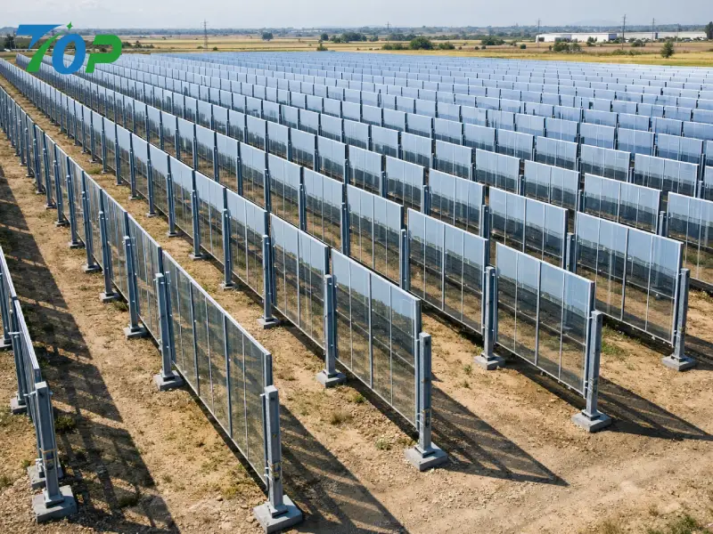 垂直両面受光型太陽光発電設置システム: 土地利用率を 30% 向上させる秘密