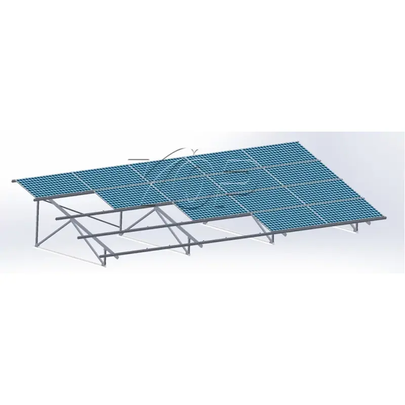 金属屋根用三角ソーラー架台システム