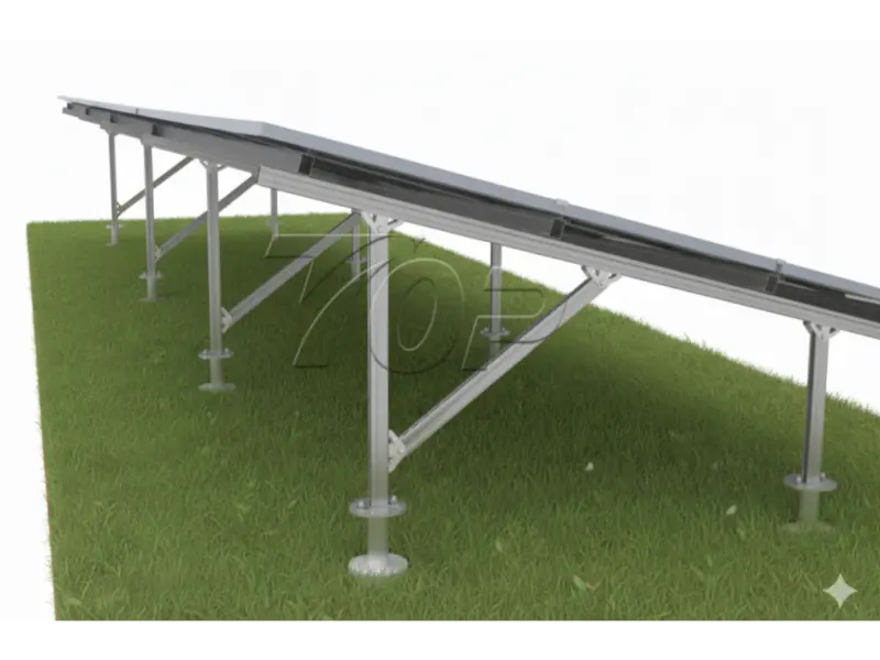 ZAM鋼製地上太陽光発電システム